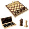 Magnetic Chess Game,Jeu Echec Magnetique,Jeux D'Echec,Echiquier Magnetique,avec 34 PièCes D'éChecs,Jeu D'éChecs en Bois 29 x 29 cm,Jeu De Voyage,Jeu D Echec en Bois,pour Enfants Adultes FêTe