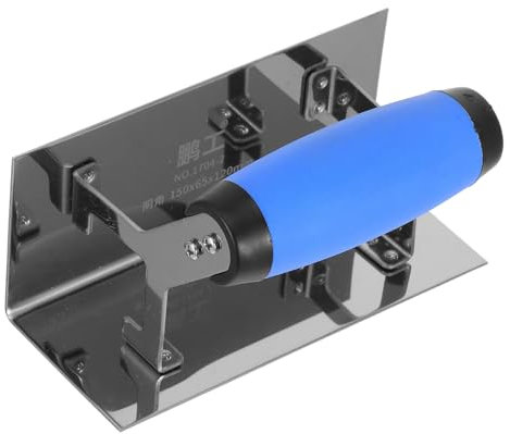 KITANDOVE Putzkelle Aus Edelstahl Für Eckleistenwerkzeug Bordsteinkelle Mit Griff Trockenbau-finishing-werkzeug Inneneckenkelle
