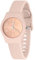 OFFCUP Damenuhr, Damen Analog Quarz Uhr mit Silikon Armband, Uhren Damen Sportlich Elegant Casual Armbanduhr Krankenschwester Quarzuhr Farbe Buntfarbig, 3 Zeiger, 38 mm Gehäusegröße-Hellrosa