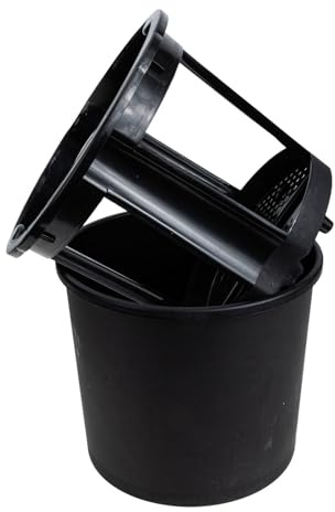 jojofuny Secchio di Crescita per Patate e Vaso per Coltivazione Multifunzione, Contenitore Pratico in Pp Nero 29x26,5x24 Cm per Giardinaggio Domestico e Orto, Riutilizzabile e Facile