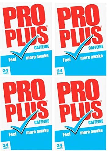 Pro Plus Caffeine - 96 Tablets (4 x 24)