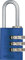 ABUS Zahlenschloss 145/20 Blau - Kofferschloss, Spindschloss u. v. m. - Aluminium-Vorhängeschloss - individuell einstellbarer Zahlencode - ABUS-Sicherheitslevel 3