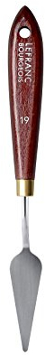 Lefranc Bourgeois 365019 Atrium Coltello da n. 19 – PALETT Coltello/mestichino con Elastico Lama per Colori ad Olio e Acrilico Colori