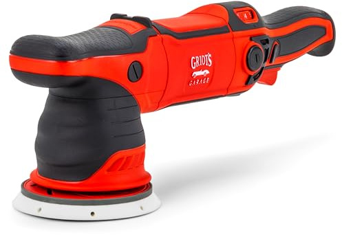 Griot's Garage 10915 G15 Long-Throw Orbital Polisher, 1100-Watt Buffer Machine for Car Detailing and Polishing, Swirl and Scratch Removal, 5 Inch Variable Speed, 15mm Orbit Size