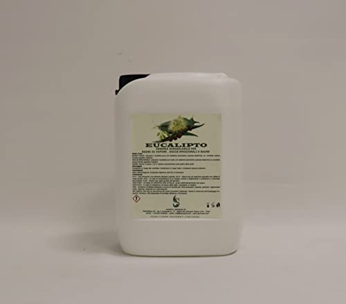 Essenza balsamica eucalipto per bagni turchi e docce emozionali a base di oli essenziali idrosolubili di prima qualità. 5LT