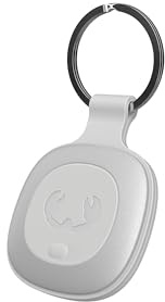 Fresh 'n Rebel Smart Finder - Fungerar med Apple Wo Ist? (IOS), nyckelsökare med högtalare, smart dag, IP67 damm- och vattentät, stöder Lost Mode, utbytbart batteri (Ice Grey)