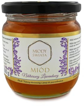 IMKERSHOP - Natürlicher Lavendelhonig aus der Provence 500 g - Honig Imkerei Bienenhaltung - Geschmack in einem Glas. Perfekt für Desserts, Getränke, die Haut und als Snack