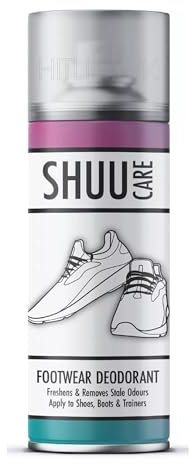 DUAS Shoe & Boot Deodorant Spray, 250ml Odor Neutralizer for feet and Footwear. Eliminates Bad Smells Instantly, Leaving a Fresh Scent. Perfect for Daily use on Shoes, Boots, and Gym Bags