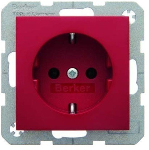 Hager 47438912 Typ F rot – Steckdose 16 A, 50/60