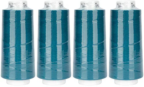 Amann Mettler Trojalock Overlockgarn Nähgarn, gesponnener Zweifachzwirn, für alle gängigen Overlock-Maschinen, Neue Trendige Farben 4 x 2500 m (71792)