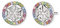Engelsrufer Damen Ohrstecker Lebensblume aus Sterling Silber, multicolor Zirkonia Steine, Steckverschluss, nickelfrei