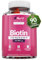 Biotin Hair Gummies 10,000mcg - 90 Vegan Gummies - Delicious Strawberry Flavour - Chewable Vitamin B7 Hair Vitamins - Gelatine Free - Made in The UK - Nu U Nutrition