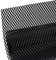 AggAuto - Grille 120 x 40 cm en plastique ABS/alliage d’aluminium pour pare-chocs, prise d’air, calandre de voiture, camionnette, camion - Maille losange, 6 x 12 mm, noir