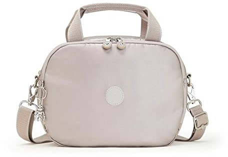 Kipling PALMBEACH Large toiletry bag, Travel Accessories, Metallic Glow (Silver)