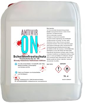 ANTIVIRON 5L Scheibenfrostschutz Froschutzmittel Wischwasser Fertigmix Auto Scheibenwischanlage