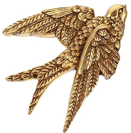 AOKWAWALIY Decorazione Murale Rondine Vivid Ornamento Creativo Per Soggiorno Camera Da Letto Giardino E Cucina - Dimensioni 12X9X1.5Cm in Resina Robusta