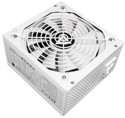 Apevia ATX-PR600W-WH Prestige 600W 80+ Gold Certified, RoHS Compliance, Active PFC ATX Gaming Power Supply White
