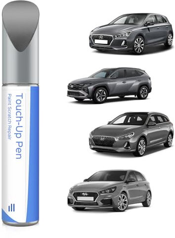 TKG - Vernice per ritocchi per Hyundai - Corrispondenza esatta - Riparazione di graffi e scheggiature, colore: grigio