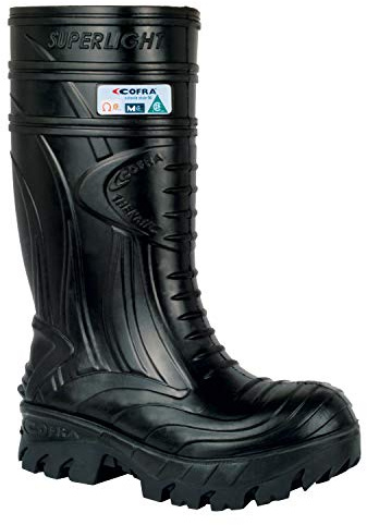 Cofra 00040-CU3.W09, 5 Thermic Metguard EH PR Safety Boots, 9.5, Black
