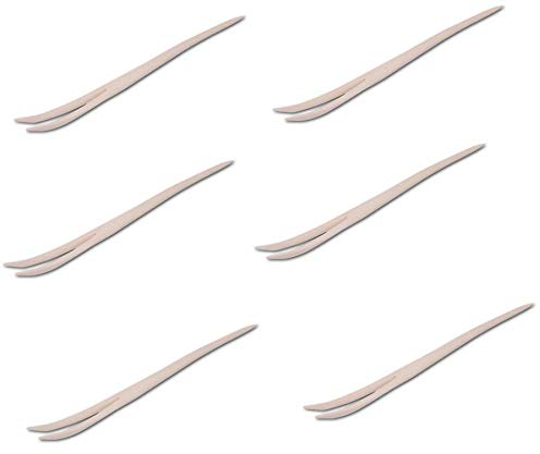 Fondue-Gabel aus Holz 26 cm, 6 Stück