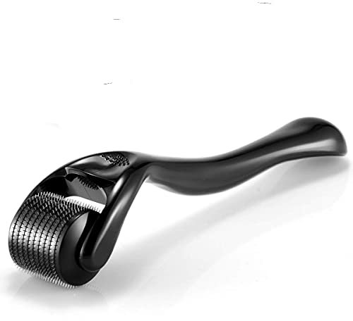 Derma Roller 1.5mm SILVER Needles, ONLY for Professional Users, 540 Microneedle roller for Beard and Hair Growth, Anti-Aging Stretch Marks Scars