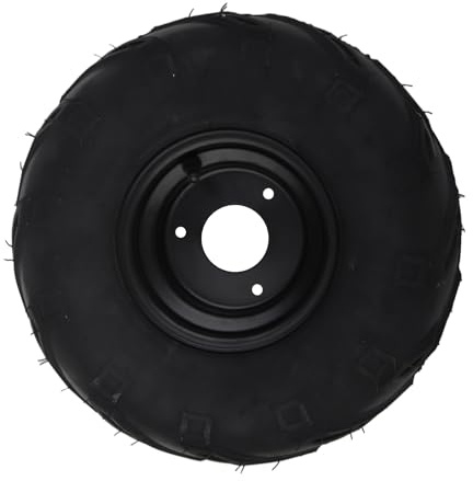 145/70-6 ATV-Schlauchlosreifen, 6-Zoll-Felge mit 3-Loch-Muster, Premium-Gummi, Praktisch und Zuverlässig für Kinder-Go-Karts, UTV-Quads und 4-Rad-Fahrzeuge, Einzigartiges Design