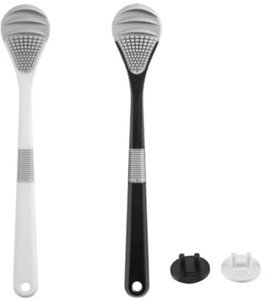 Gorise 1 par de cepillos de lengua, raspadores que limpian el revestimiento lingual para la limpieza bucal, higiene y aliento fresco, herramienta para el cuidado de la higiene.