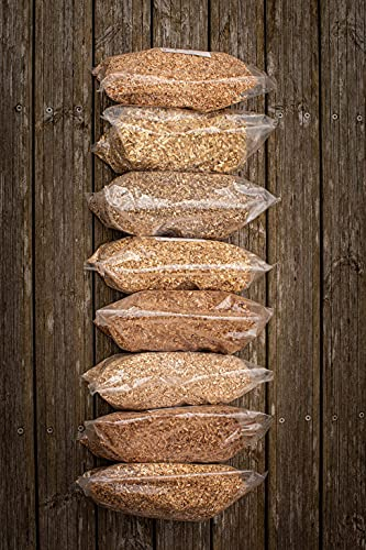 KAISER Company - Coffret cadeau avec copeaux de fumage fins et fruités pour nos fumoirs électriques - 4 types de bois différents - Accessoires de fumage