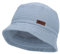 Sterntaler Fischerhut Musselin - Jungen Sonnenhut aus Baumwoll Musselin (Bio) - Baby Bucket Hat mit Futter aus Musselin (Bio) - UV-Schutz 50+ Baby und Kinder Sommerhut, graublau, Größe 51
