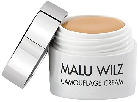 Malu Wilz Crema de camuflaje nº 13 Soft Vanilla Cream 6 g I Camuflaje Maquillaje de gran cobertura I Crema corrector resistente al agua para todo tipo de piel I Para cubrir tatuajes y anomalías de la