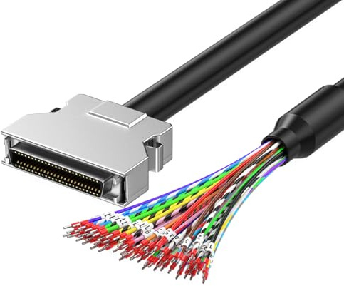 Qsvbeeqj SCSI - Cavo singolo, femmina, 28 AWG per registratori di registrazione, scanner, dischi rigidi CN14P CN20P CN26P CN36P CN50P CN68P