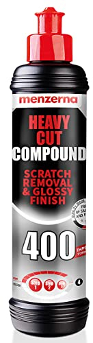 menzerna Heavy Cut Compound 400 Polish I Heavy Cut, Medium Cut & Finish I Buffing & Polishing Compound for Scratch Repair I For Scratches, Swirls & Holograms I High Abrasion, silicone free I 250ml