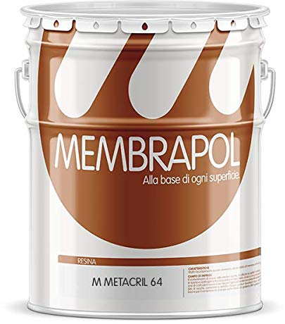 Membrapol Metacril 64 confezione da 10 Lt resina per pavimenti stampati e pareti colore trasparente SPEDIZIONE GRATUITA