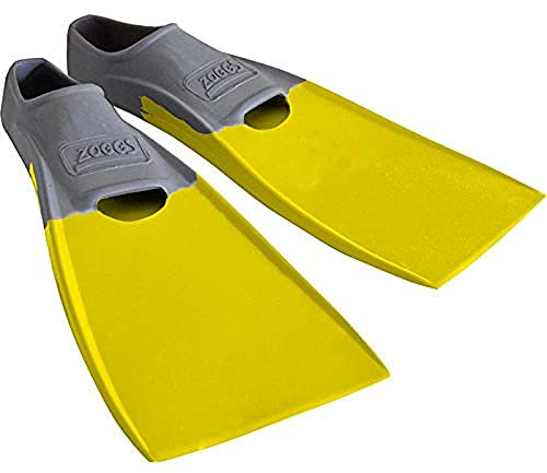 Zoggs Long Blade Rubber Fin Flosse, Erwachsene, Unisex, Mehrfarbig (Mehrfarbig), Einheitsgröße