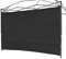NINAT Seite Seitenmarkise Sonnenschirm Privatsphäre Panel Wand für 3 M Gartenlauben/Canopy Zelt Wasserdicht (Pavillon Rahmen Nicht inbegriffen) Schwarz Panel Wall