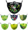 Timess Weihnachten Halloween Mundschutz Damen und Herren Face Cover Baumwolle Soft Half Face 3D Lustig Motive Mund und Nasenschutz Atmungsaktiv Multifunktionstuch Bandana Halstuch (A3-7PCS)
