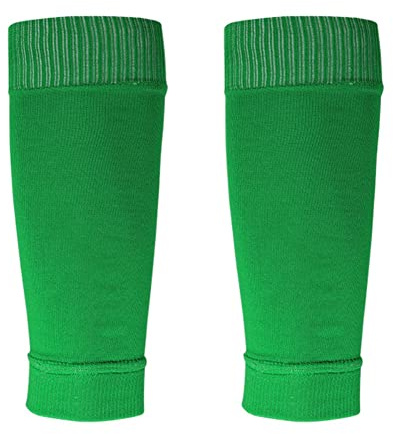 Balems Unisex Leg Sleeves Calf Guards Socks Football Shin Guards Sleeves Socks Tights Leg Warmer for Running, Cycling, Soccer, Golf, Tennis, Suitable for Calf Circumference 35-43CM Green