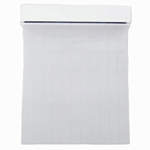 Cortinas Exterior Puerta de Tiras | Material Plástico PVC y Barra Aluminio | Ideal para Terraza y Porche | Anti moscas (ANCHO 90cm X 230cm ALTO, TRANSPARENTE)