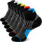 Niofind Sneaker Socken Herren Dame, 6 Paar Atmungsaktive Sportsocken Baumwolle Kurze Laufsocken Unisex 37-42