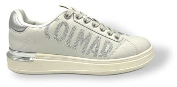 Colmar Donna Scarpe Clayton Strass 055 Sneakers con Lacci Argento 36