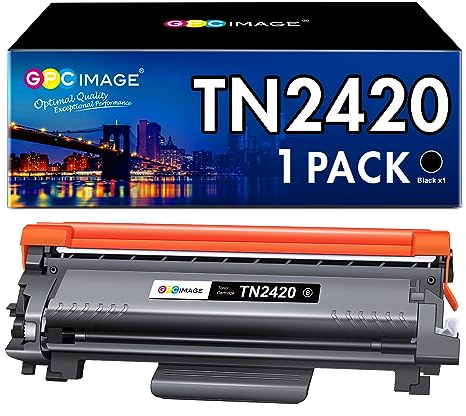 GPC IMAGE TN2420 TN-2420 Kompatible für Toner Brother MFC L2710DW TN2410 TN 2410 für L2710DW MFC-L2710DN HL-L2350DW HL-L2375DW MFC-L2750DW HL-L2310D MFC-L2730DW HL-L2370DN Tray​ (Schwarz)