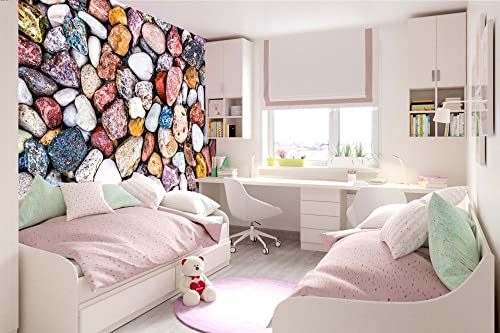 DIMEX LINE Non-Woven Photo Wallpaper Pebble 375 x 250 cm - Non-Woven Wallpaper, wall Mural, wall Pictures - Wallpaper for Living Room, Bedroom, Office, Kitchen