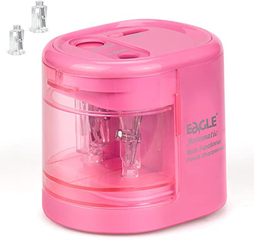 Eagle Elektrischer Doppel-Anspitzer, USB/Batterie, 6-12mm