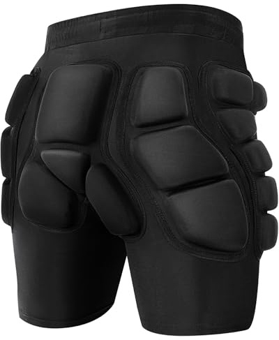 YICYC 3D Hip Protection EVA Butt Pads Protective Padded Shorts - Crash Pad Impact Gear for Skiing Skating Snowboarding Skateboarding