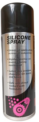 FORCE SILICONE SPRAY 400ml A UNIVERSAL SILICONE LUBRICANT SUITABLE FOR USE ON MANY MATERIALS INCLUDING METAL, PLASTIC, VINYL RUBEER AND WOOD