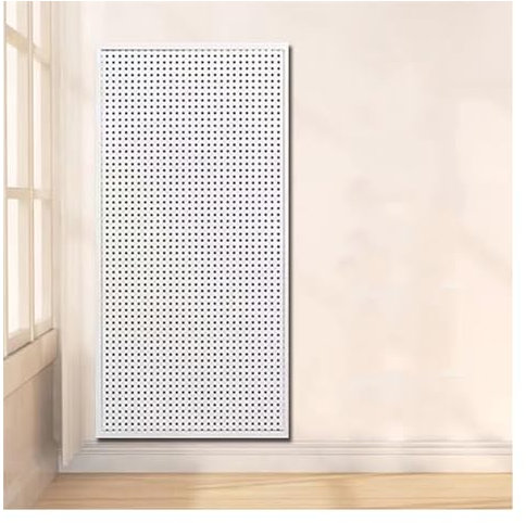 Väggkontroll displaykit, 99 x 119 cm vit, 3 st hantverksnizare för kök, arbetsbänk, garageförvaringslösningar, hållbart system