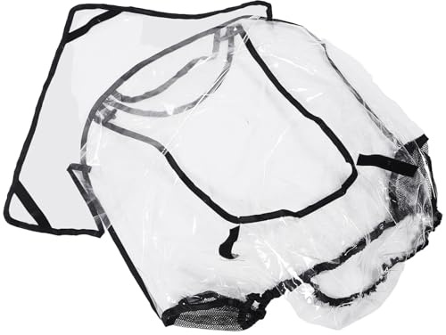 MERRYHAPY Cubierta para Cochecito de Niña EVA Protector Transparente contra Lluvia y Viento para Silla Paseo Accesorio Resistente para Portabebés y Viajes
