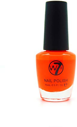 W7 Cosmetics Nail Polish Number 13, Flourescent Orange 15 ml