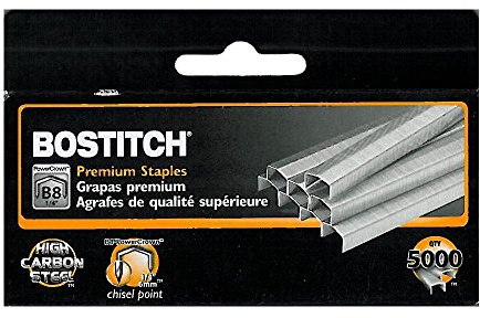 Value Pack of 6 Boxes Stanley Bostitch B8 PowerCrown Premium 1/4 Staples (STCRP21151/4)