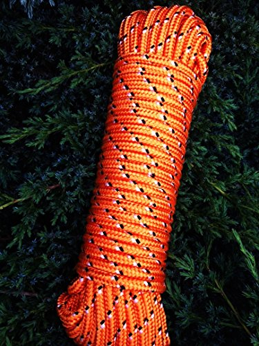 Nr.31 Oranges Polypropylen Seil 10 mm x 30 m, Schnur, Reepseil, Flechtschnur, Tauwerk, Tau,Rope,Reep,Bootsleine,Ankerleine,Festmacher,Allzweckseil, Segeltauwerk, Mehrzweckseil, Bootstau, Strick, Ersatzseil, Reparaturseil, Schot